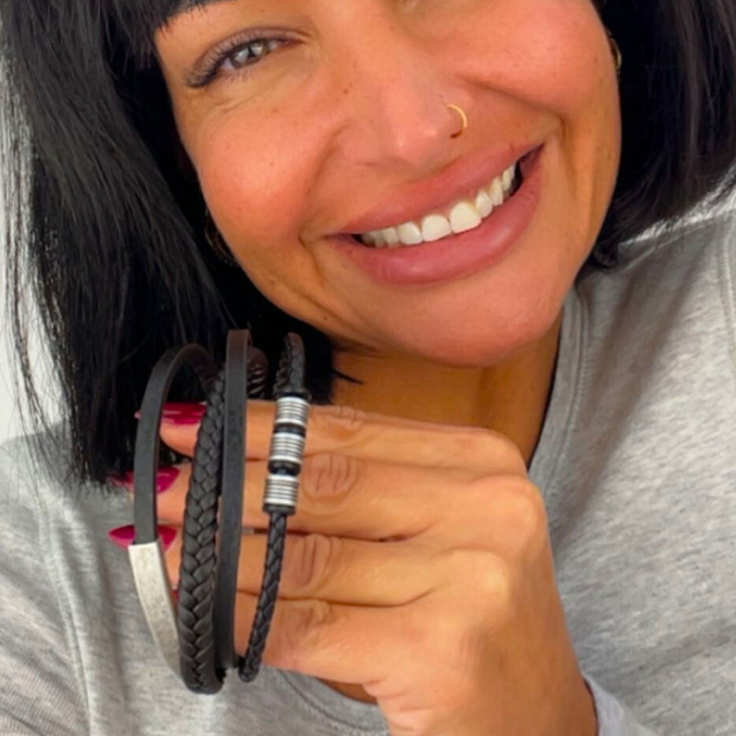 Discus & Coils – Edelstahl Armband