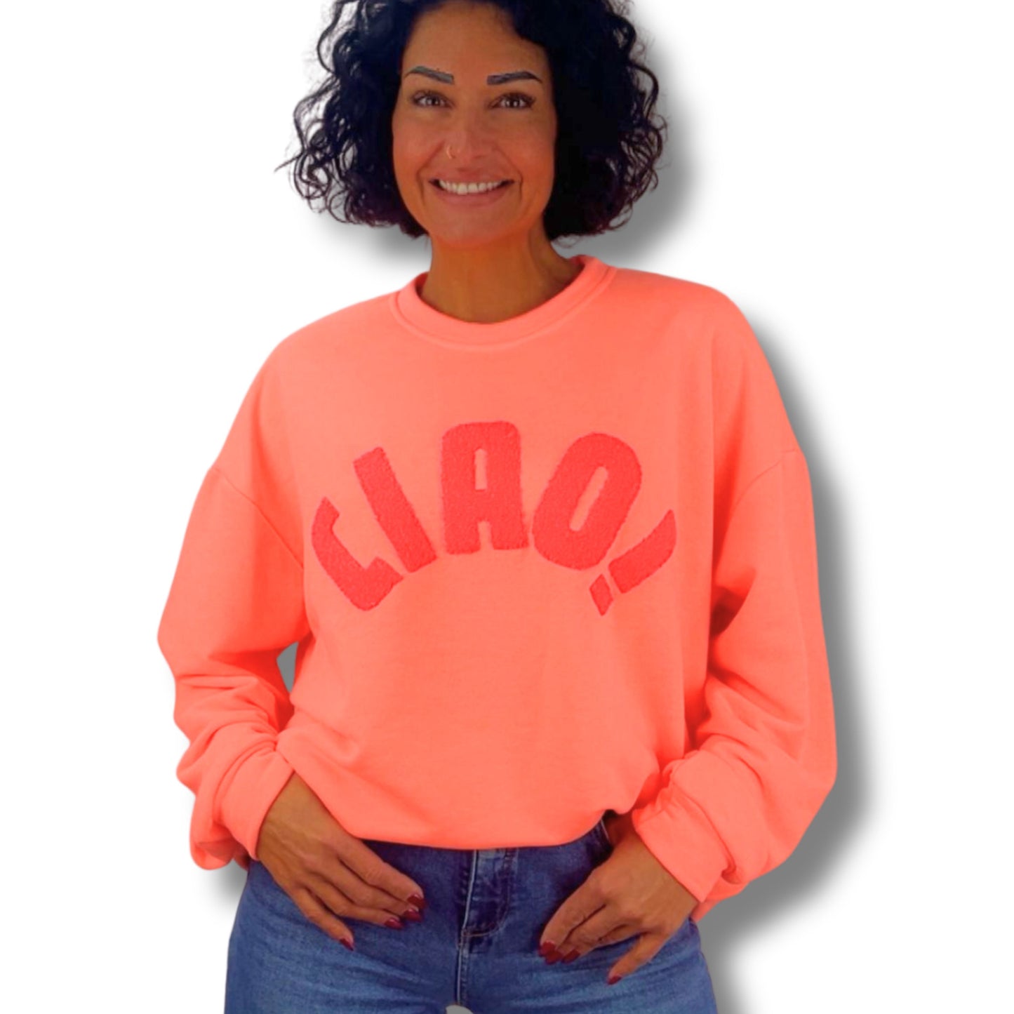 Statement-Sweatshirt „CIAO!“