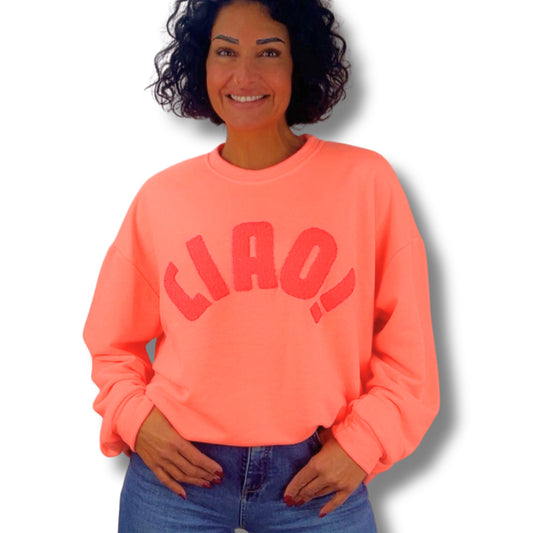 Statement-Sweatshirt „CIAO!“