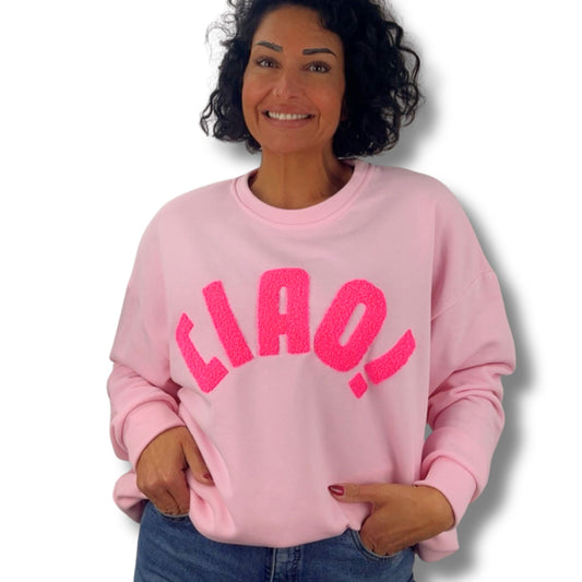Statement-Sweatshirt „CIAO!“