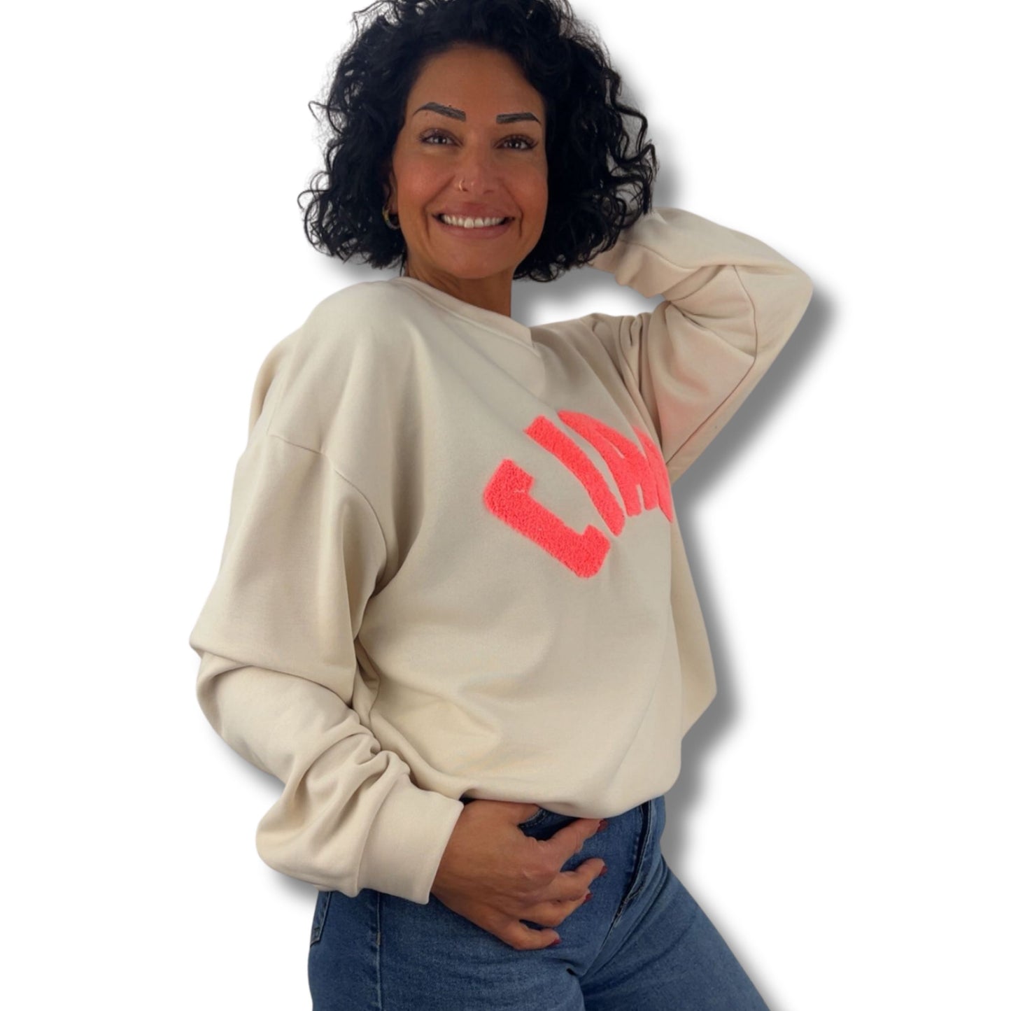Statement-Sweatshirt „CIAO!“