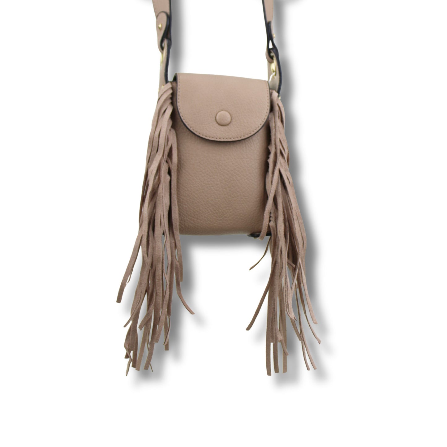 Fransen-Umhängetasche mit Wechselband