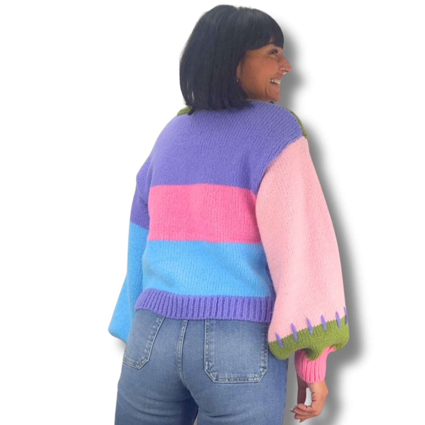 🌈 Bunter Statement-Strick – absoluter Hingucker! 🌈