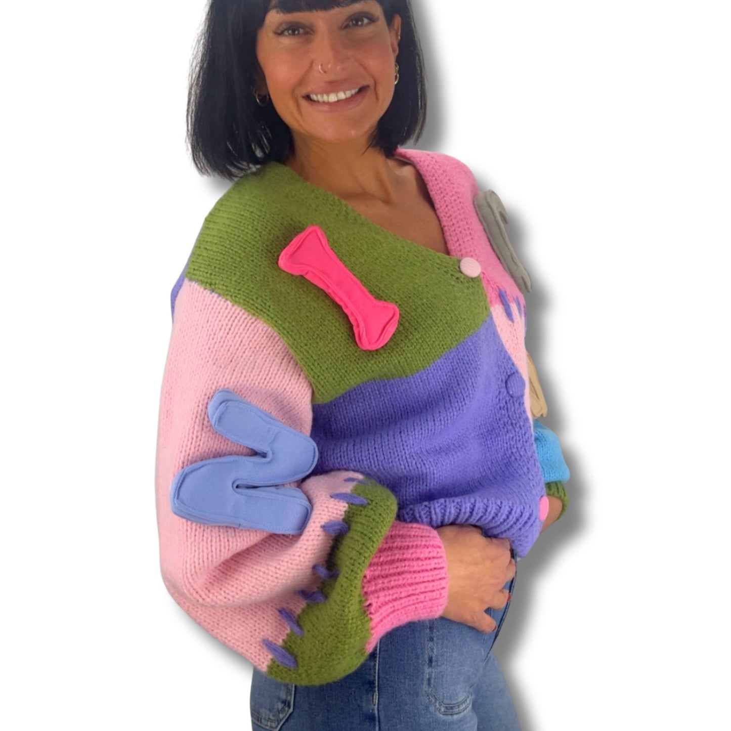 🌈 Bunter Statement-Strick – absoluter Hingucker! 🌈