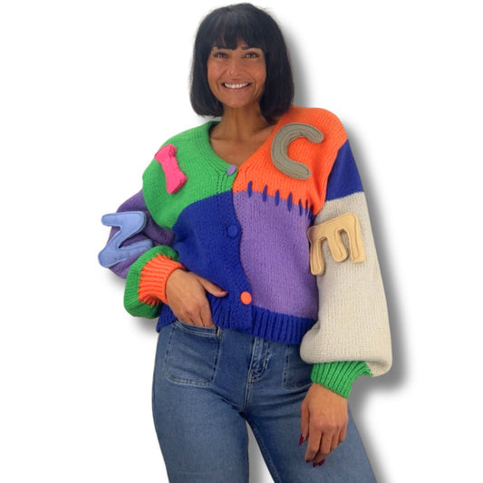 🌈 Bunter Statement-Strick – absoluter Hingucker! 🌈