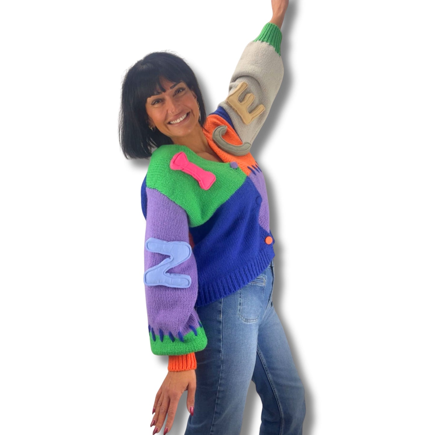 🌈 Bunter Statement-Strick – absoluter Hingucker! 🌈