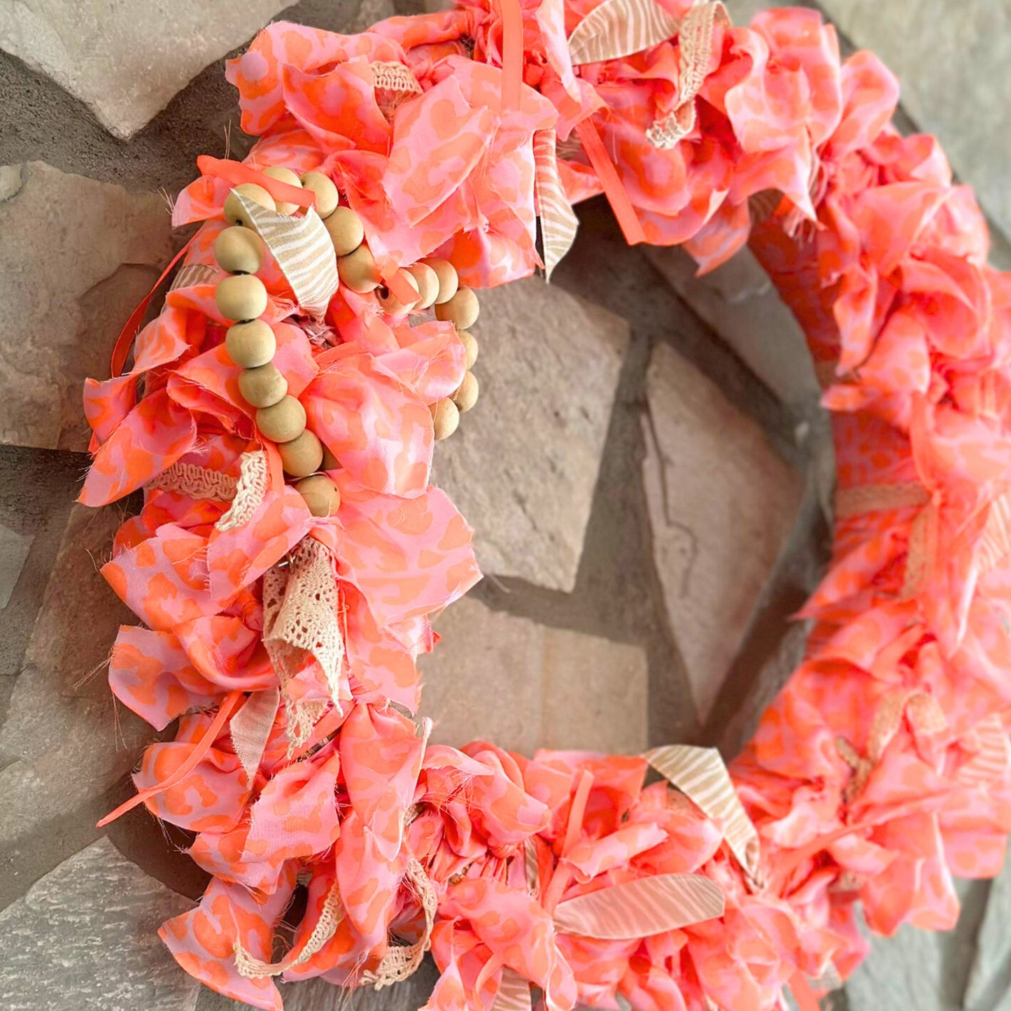 Handgemachter Frühlings-Kranz – Unikat