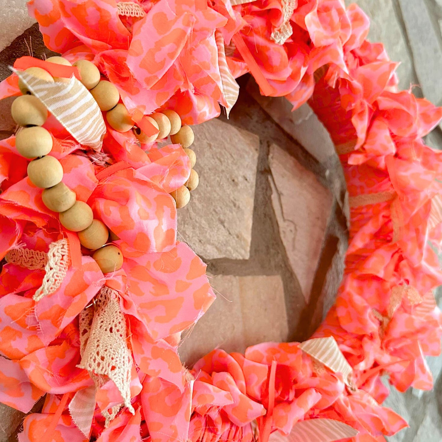 Handgemachter Frühlings-Kranz – Unikat