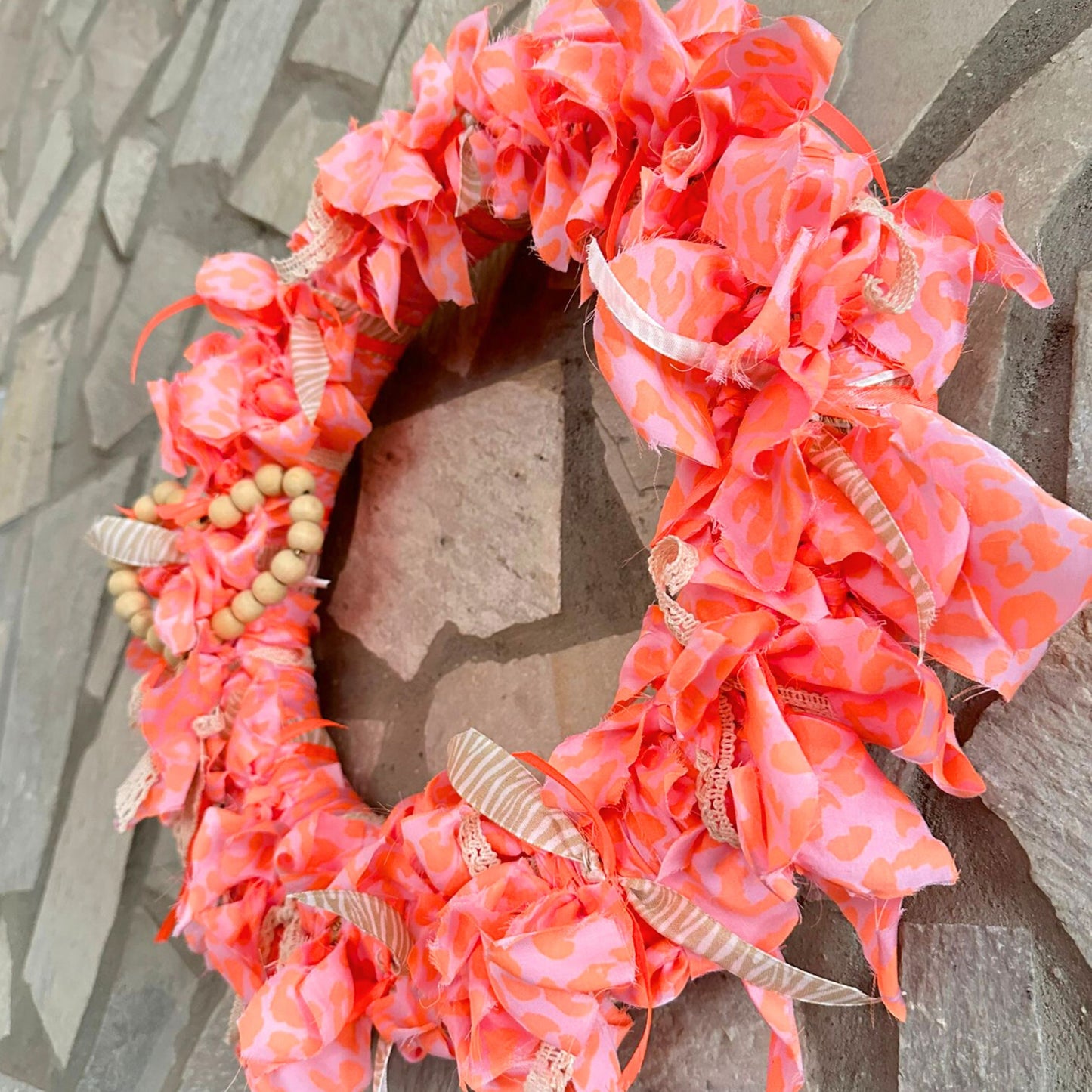 Handgemachter Frühlings-Kranz – Unikat