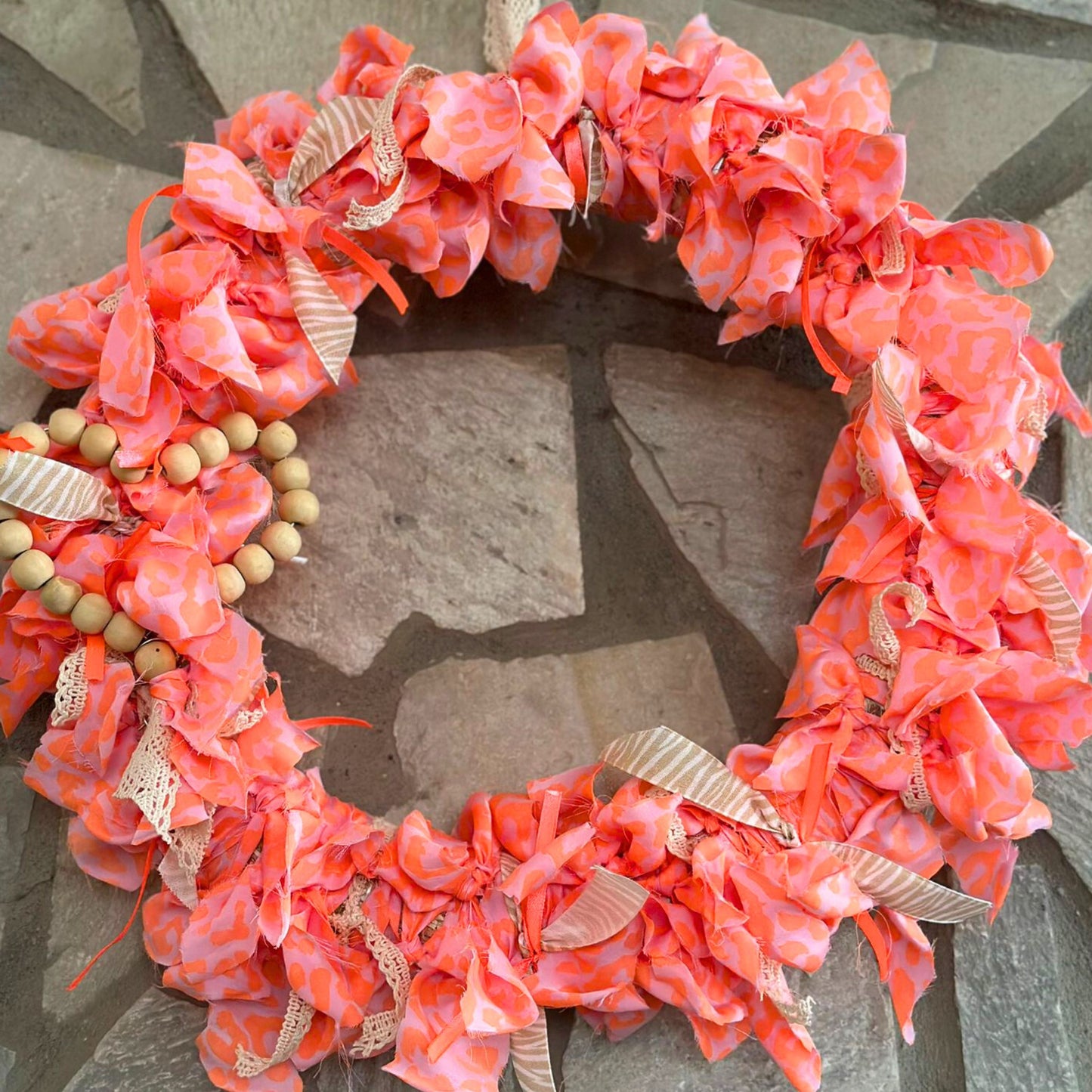 Handgemachter Frühlings-Kranz – Unikat