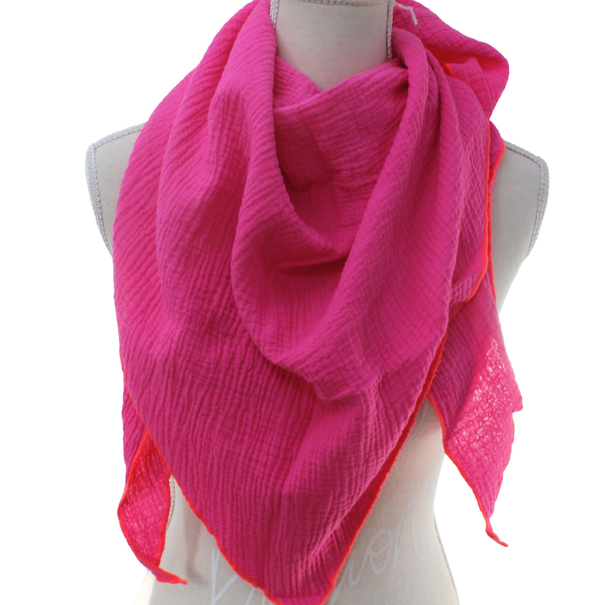 Musselin Dreieck-Tuch – 100 % Baumwolle
