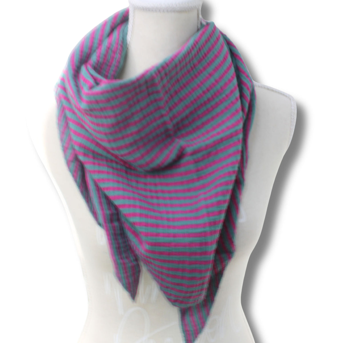 Musselin Dreieck-Tuch – 100 % Baumwolle