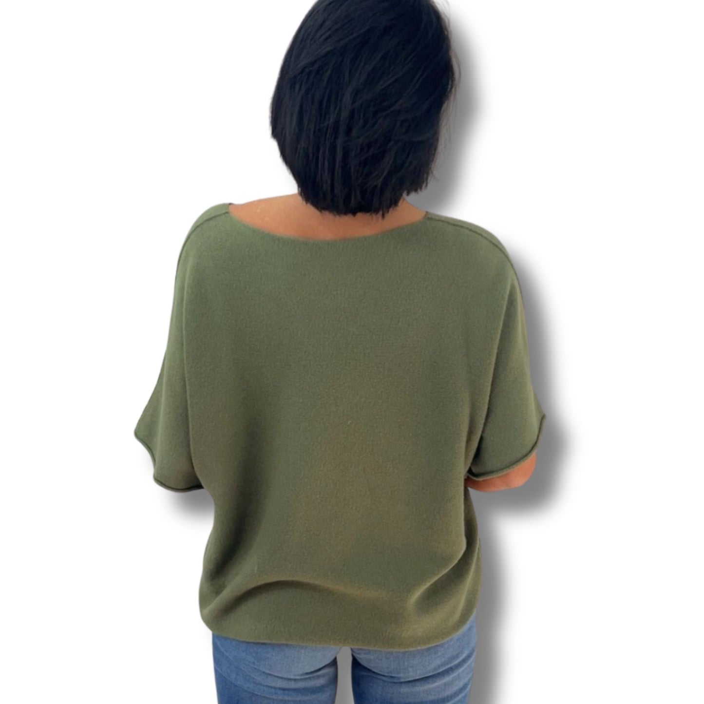 Feinstrick-Shirt „CIAO“ – lässiger Oversize-Look