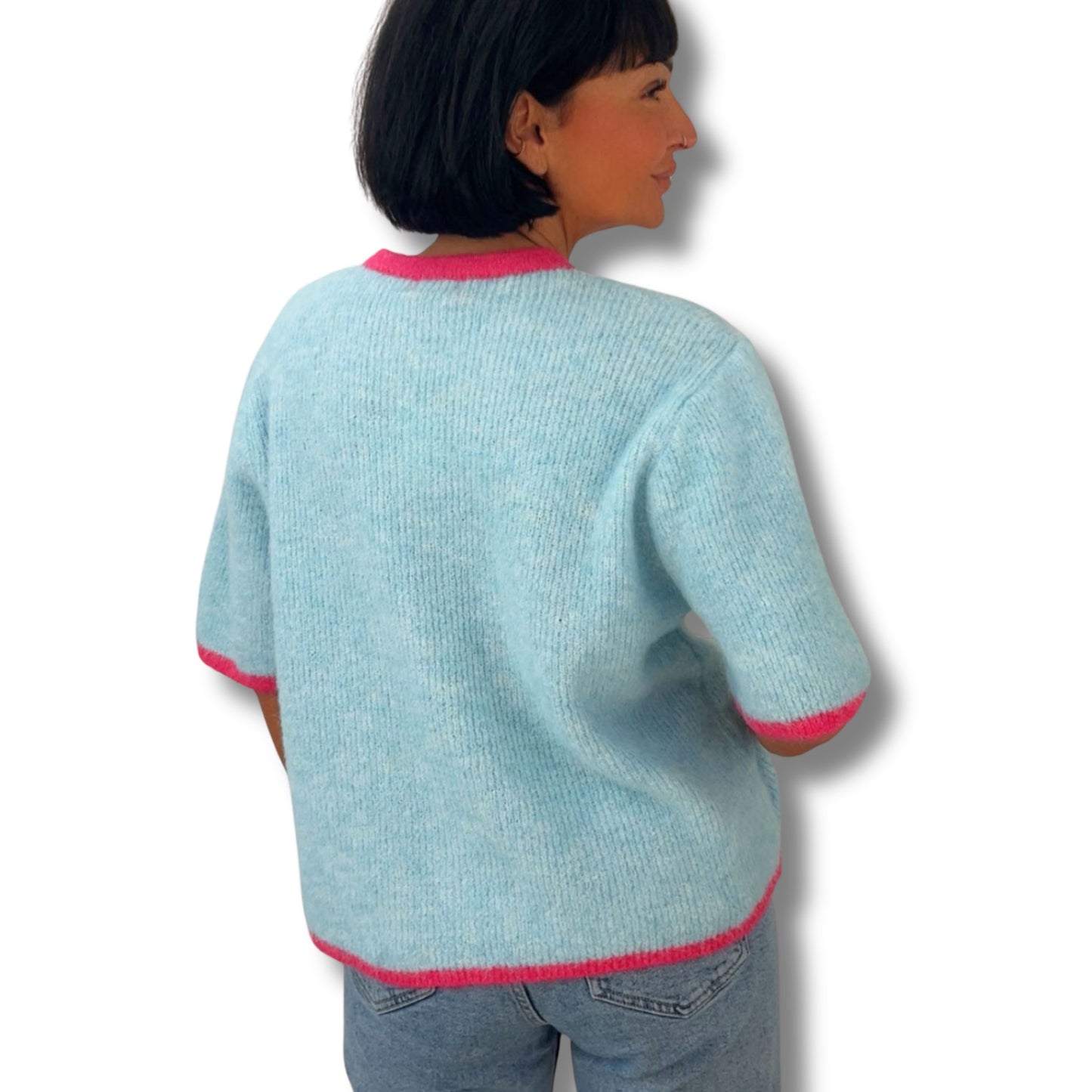 Pastell Strickjacke / Cardigan – super weich & besonders