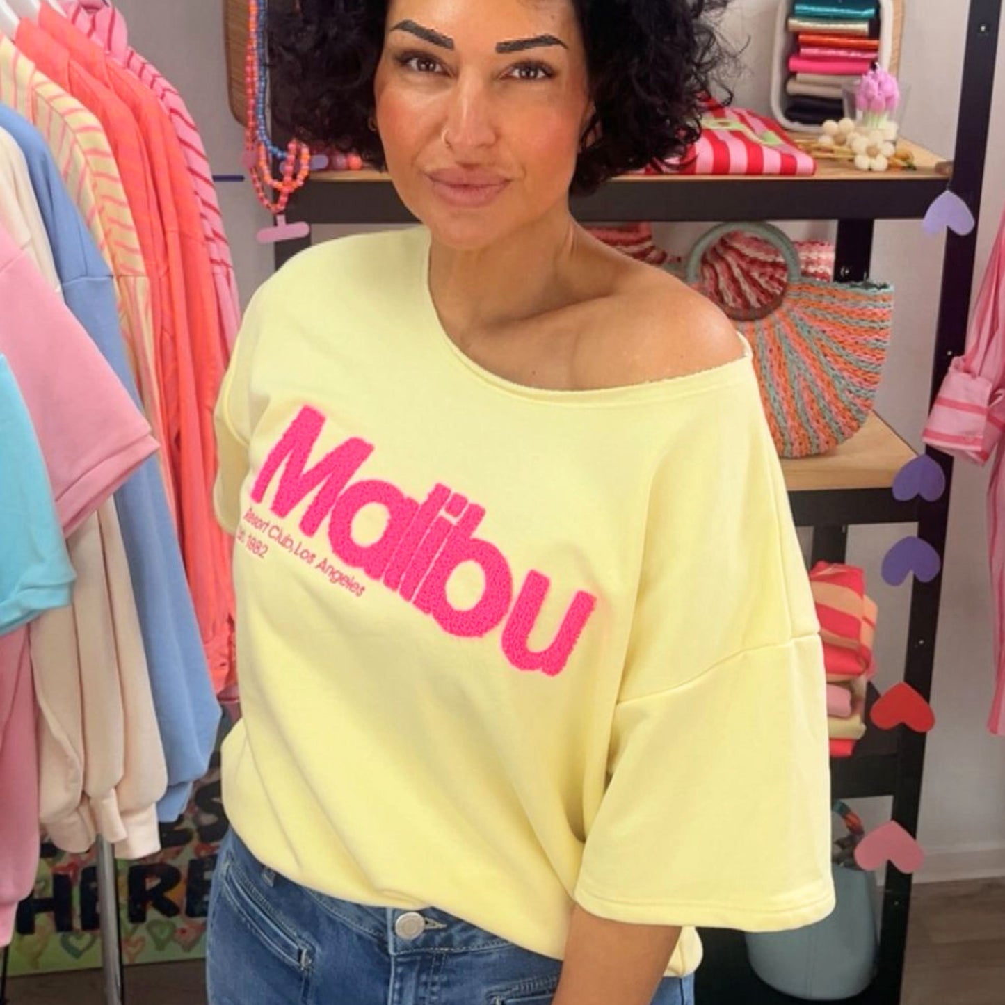 Malibu Oversize Shirt – Resort Vibes - 38 bis 44