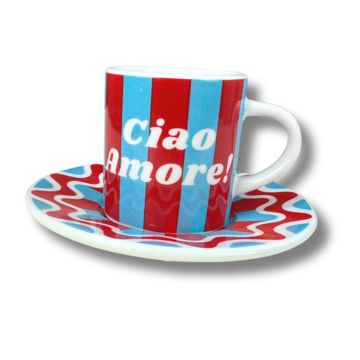 Pre-Loved Ciao Amore Espresso Set – nachhaltiges Second-Hand Set Schenkt ein Herz