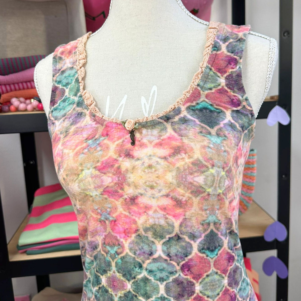 Pre-Loved  Boho Zweiteiler ✨ Isla Ibiza Bonita – Salty Kisses - L