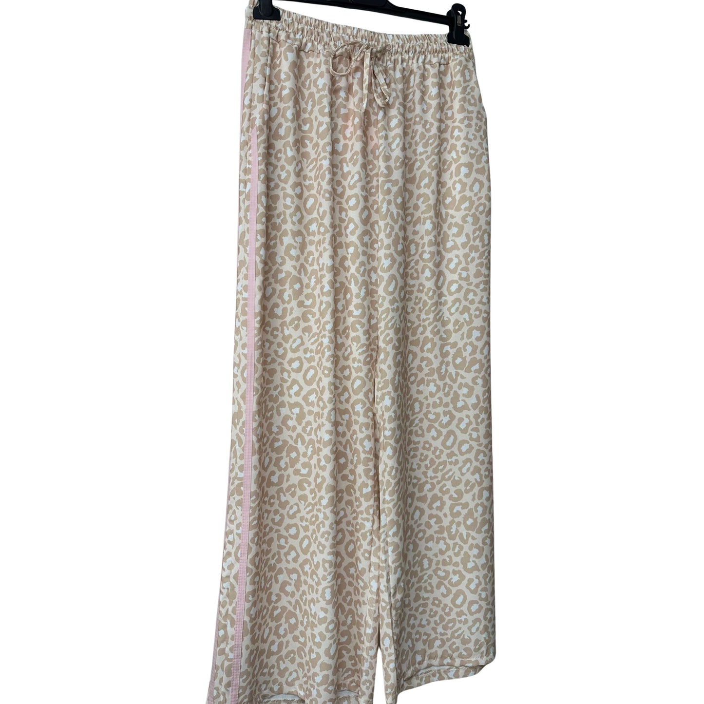 Damen Leo Hose – Wide Leg Sommerhose mit elastischem Bund
