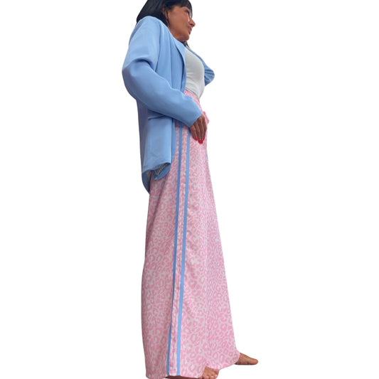 Damen Leo Hose – Wide Leg Sommerhose mit elastischem Bund