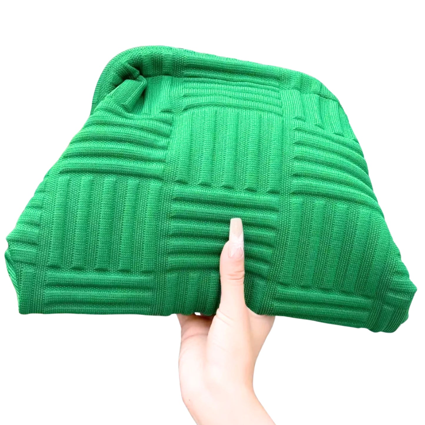 Strick-Clutch „Milano“ – Trendtasche in leuchtenden Farben