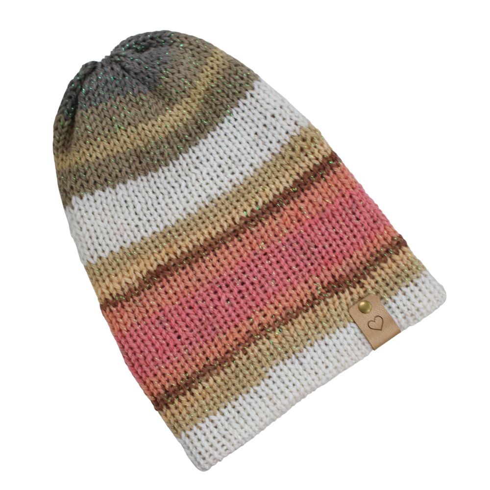 Beanie Shimmer in Ocean-Blau