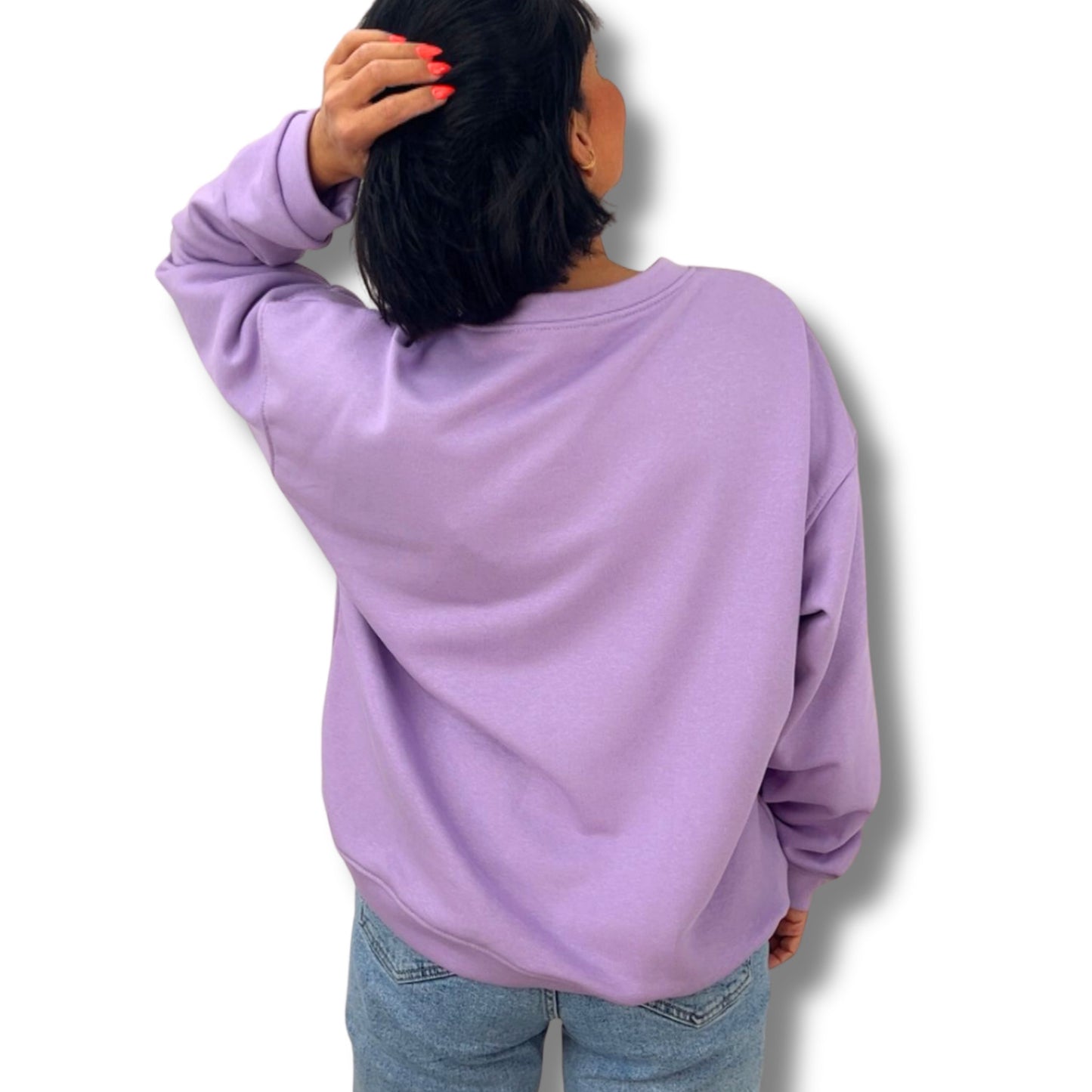 Bunter Herz-Sweater / Pullover – super bequem & fröhlich