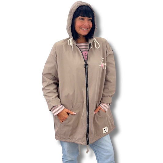 Damen Regenjacke / Frühlingsjacke – Einheitsgröße (38–44)