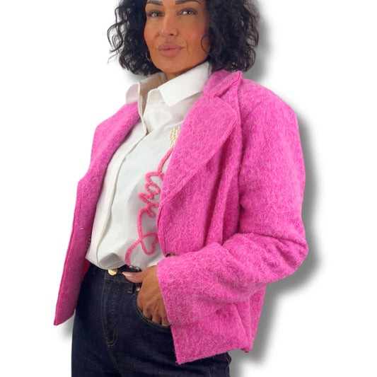 Kurze Jacke / Blazer – modern, weich & vielseitig