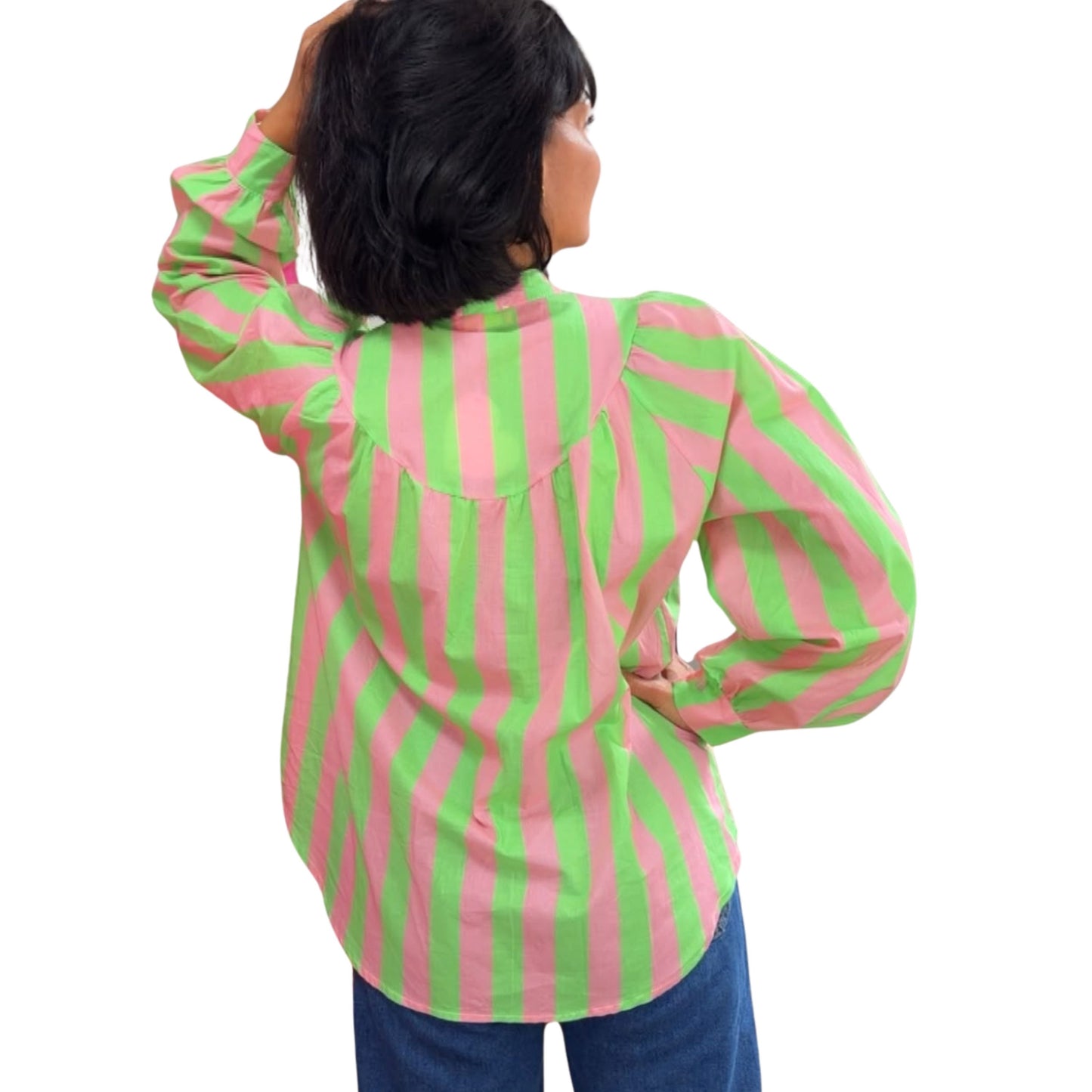 Gestreifte Baumwollbluse – Frischer Sommerlook mit Wohlfühlfaktor