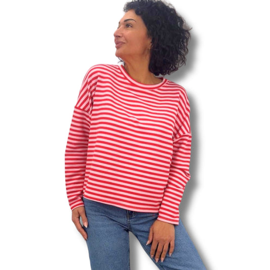 Gestreiftes Oversize-Shirt – bequem & modern