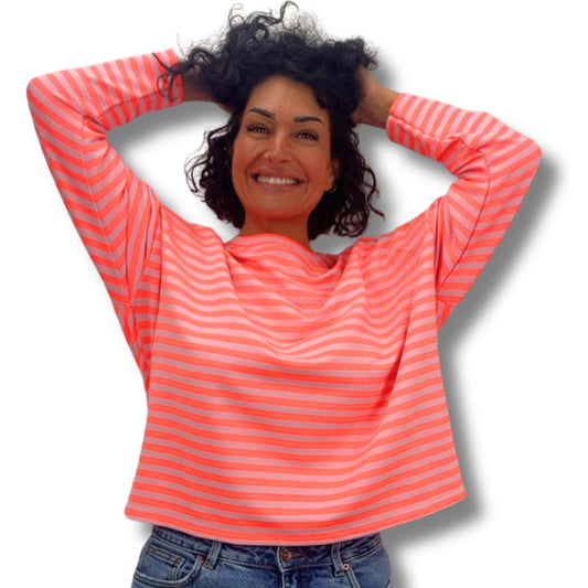 Gestreiftes Oversize-Shirt – bequem & modern