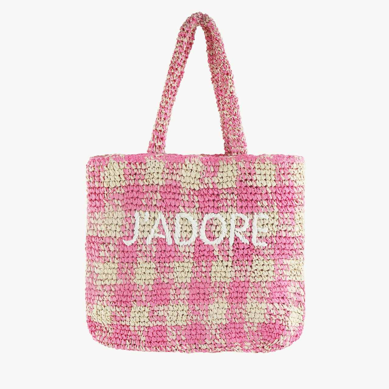 J’ADORE Shopper – Stylische Sommer-Tasche mit Reißverschluss