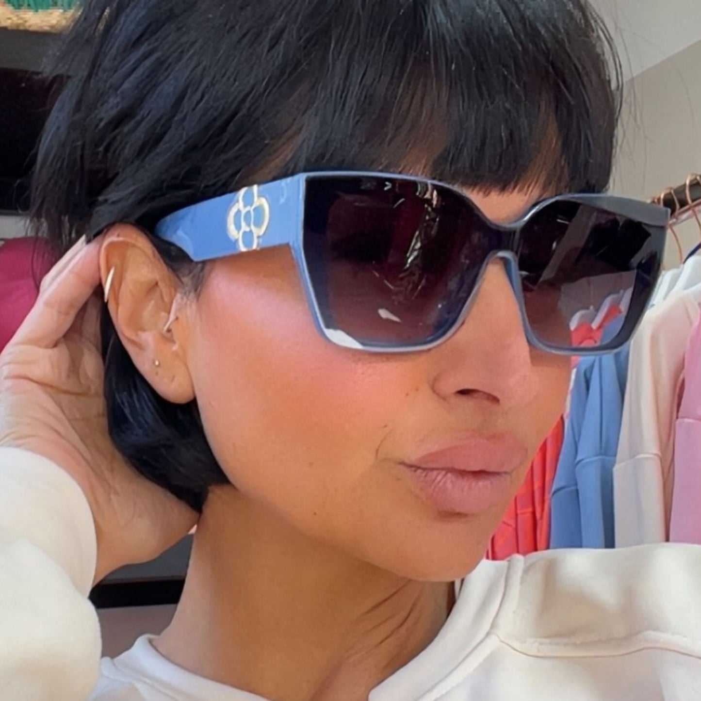Sonnenbrille hochwertig & stilvoll – UV-Schutz Damen Accessoire Schenkt ein Herz
