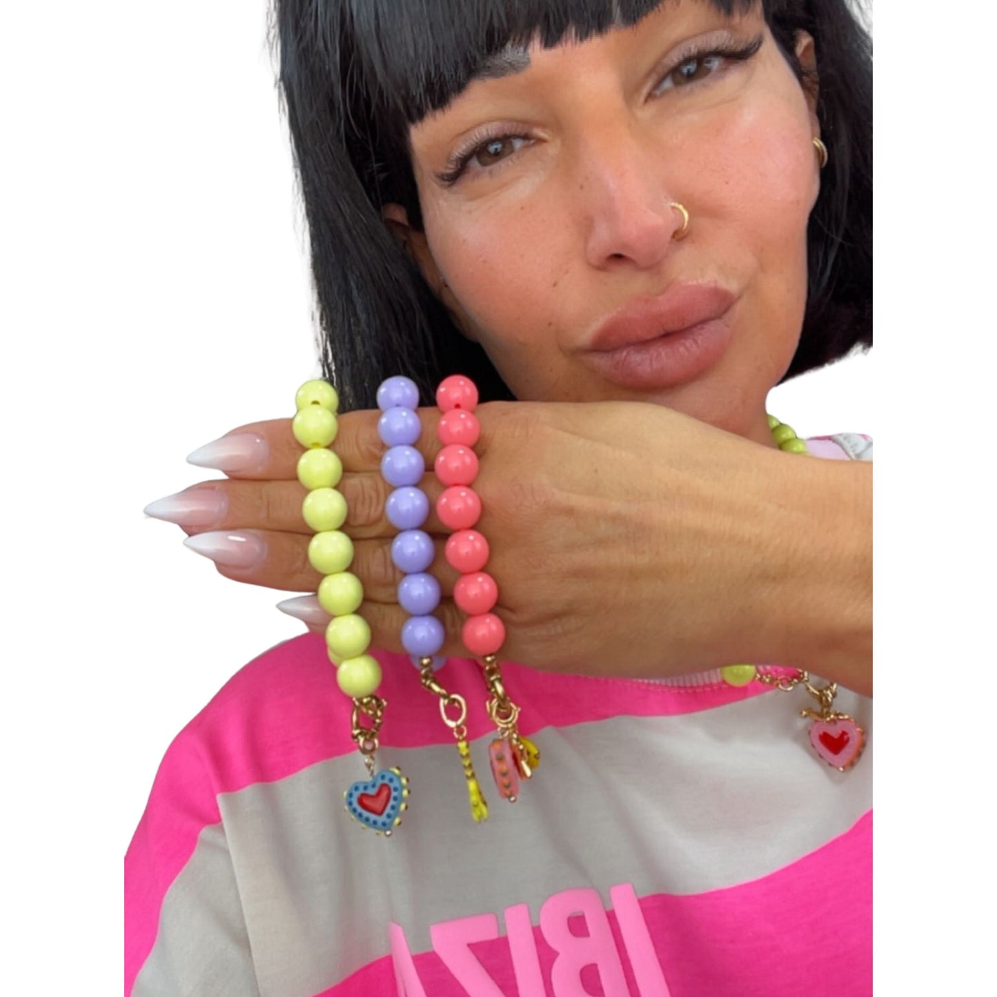 Perlenarmband Kunterbunt