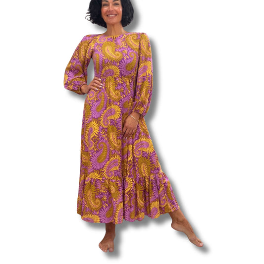 Baumwoll-Maxikleid „Paisley Love“ – Feminin & Besonders