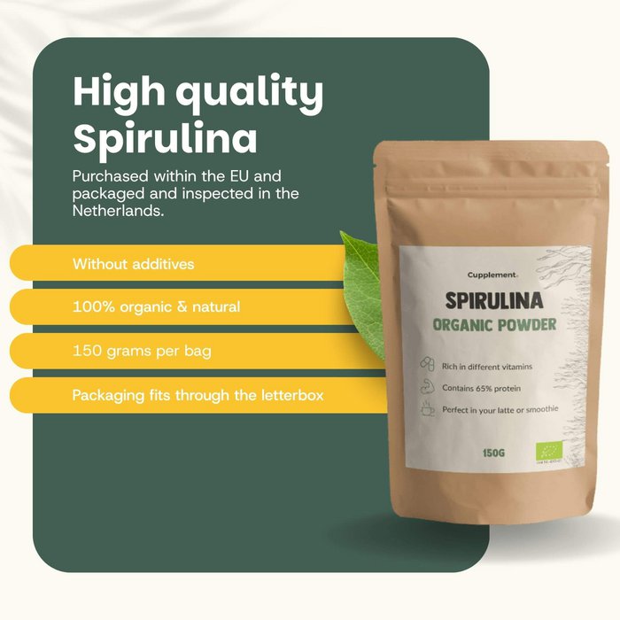 Bio Spirulina Pulver – 100 % natürlich & nährstoffreich