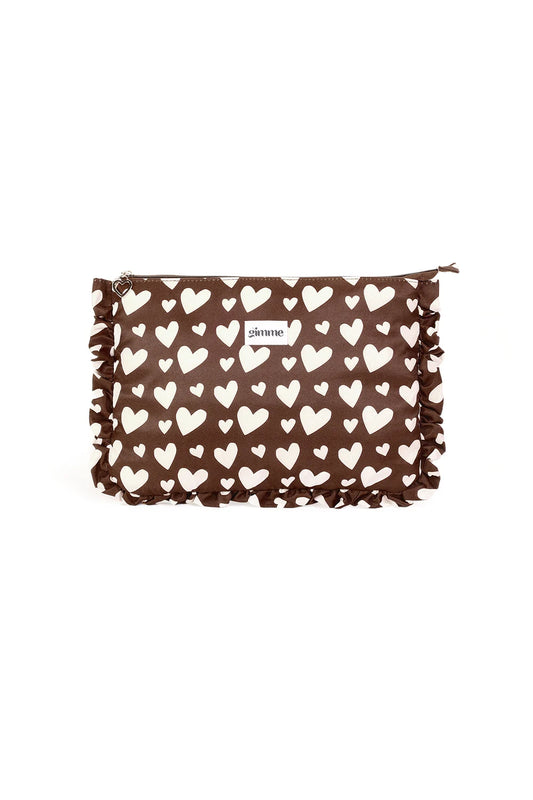 Laptop / iPad Tasche mit Herz-Print – süß & praktisch