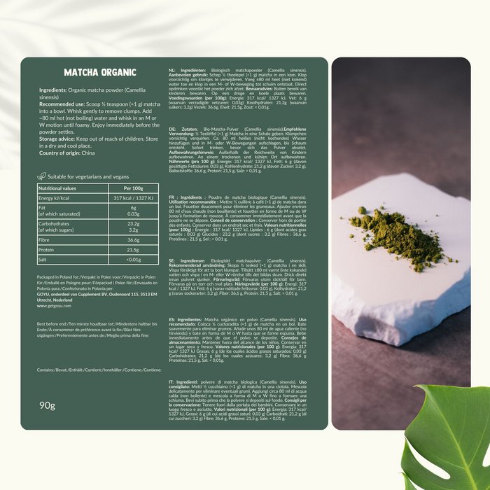 Premium Bio Matcha – Natürlich genießen & Gutes tun 💚