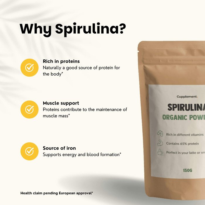 Bio Spirulina Pulver – 100 % natürlich & nährstoffreich